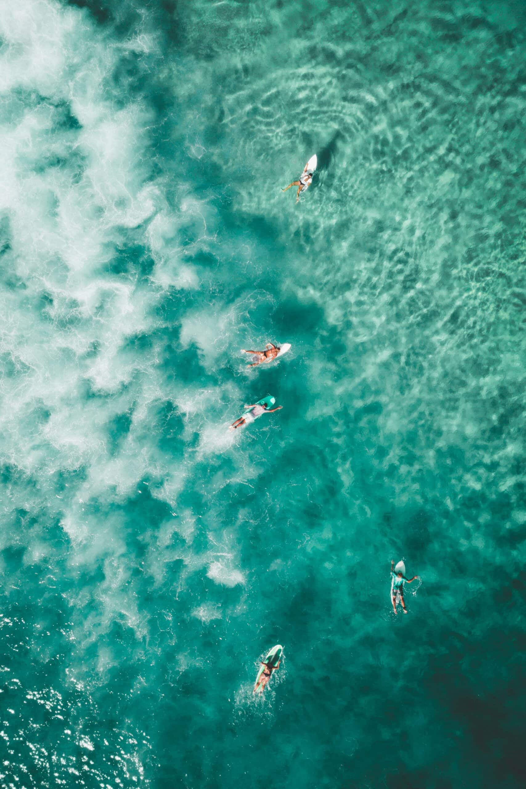 Beach scene used as a calm visual backdrop